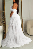Stunning Strapless Evening Gown