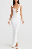Cut-Out Detail Maxi Sundress