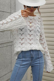 Elegant Lace Knit Sweater