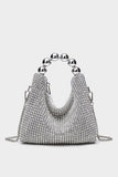 Statement Handle Rhinestone Bag