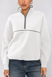 Quarter-Zip Casual Sweatshirt