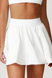 Playful Bubble Hem Mini Skirt