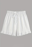 Ruffle Trim Short Set