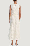 Lace Crop Top and Skirt Set