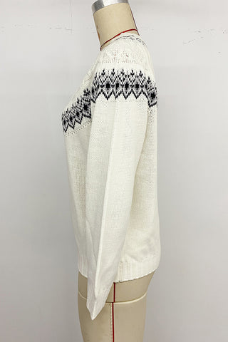 Scandinavian-Inspired Patterned Sweater