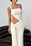 Cutout Maxi Dress with Ruched Details