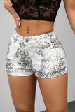 Leopard Print Casual Shorts