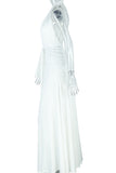 Halter Tie Evening Gown