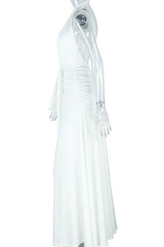 Halter Tie Evening Gown