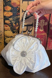 Elegant Floral Clasp Evening Bag