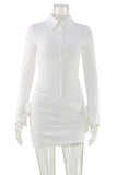 Button-Up Casual Dress