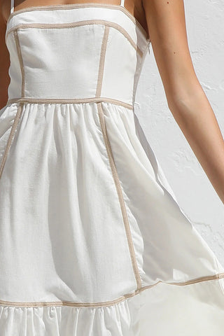 Elegant A-Line Midi Dress