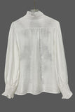Floral Button-Front Blouse