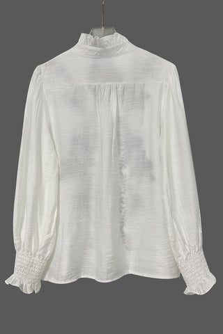 Floral Button-Front Blouse