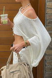 Off-Shoulder Knit Crop Top