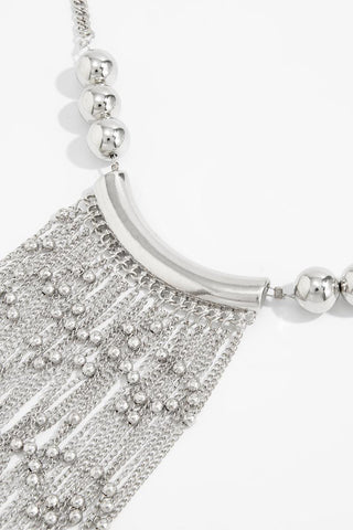 Elegant Fringe Chain Necklace