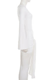 One-Shoulder Casual Mini Dress