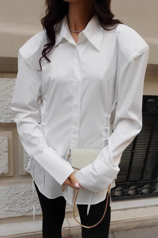 Elegant Long-Sleeve Blouse