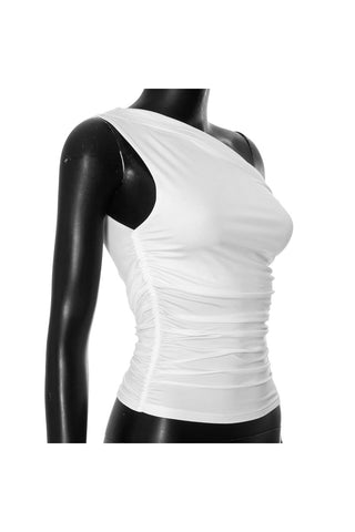 One-Shoulder Ruched Camisole