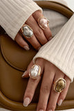 Elegant Pearl Statement Ring