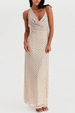Polka Dot Maxi Dress