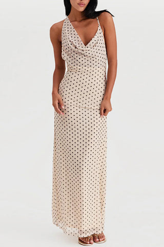 Polka Dot Maxi Dress