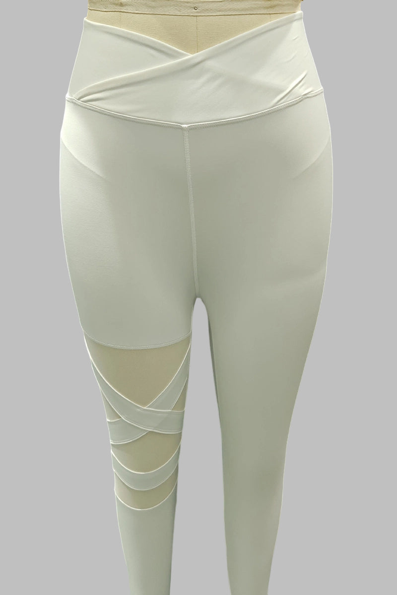 Cross Strap Fitness Top and Pants Set