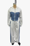 Zip-Up Stylish Pants Set
