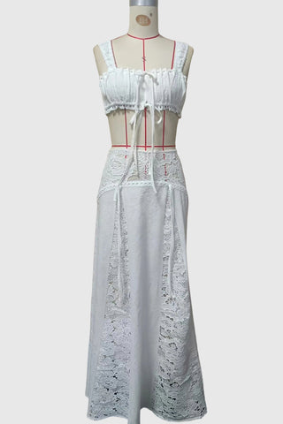 Elegant Two-Piece Skirt Set