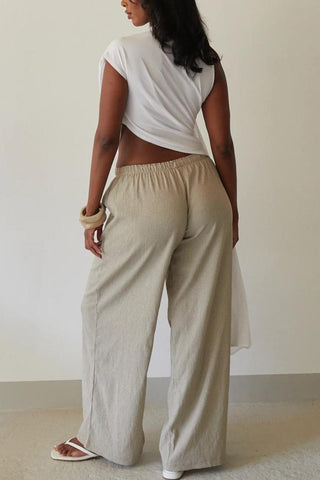 Draped Asymmetrical T-Shirt