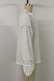 Lace-Trimmed Blouse