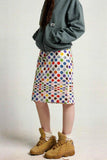 Vibrant Polka Dot Mini Dress