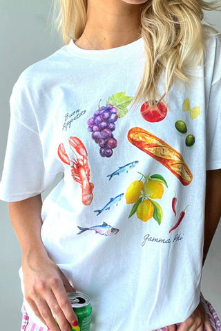 Fruit Graphic Oversized T-Shirt