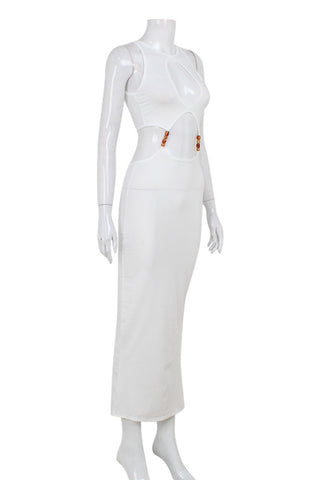 Cut-Out Detail Casual Dress