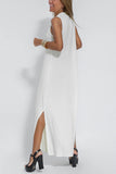 Sleeveless V-Neck Maxi Dress