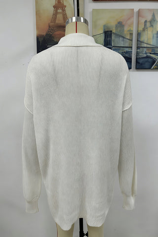 Button-Down Sweater Dress