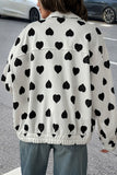 Heart Pattern Casual Jacket