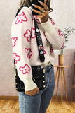 Floral Pattern Button Cardigan