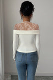 Floral Lace Long Sleeve T-Shirt