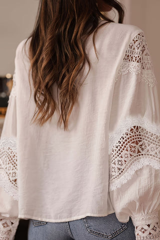 Lace Detail Blouse with Elegant Design