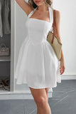 Halter Neck A-Line Sundress