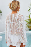 Star Embellished Mesh Cover-Up