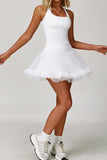 Flouncy Tulle Casual Mini Skirt