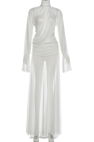 Elegant Ruched Skirt Set