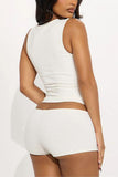 Stylish Cut-Out Short Set