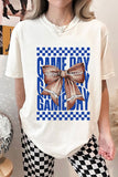 Game Day Bow Football Tee