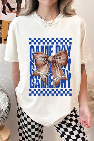 Game Day Bow Football Tee