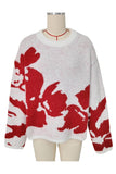 Floral Patterned Sweater