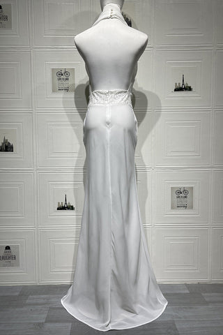 Elegant Draped Evening Gown