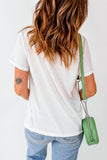Graphic Bow Print Casual T-Shirt